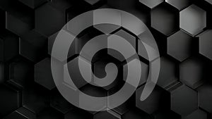 Dark Geometric Patterns Minimal, repeating geometric shapes in monochrome.