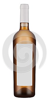 Dark glass bottle for white wine