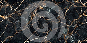 Dark glossy marble texture, seamless repeat pattern AI-Created Content, tile, stone