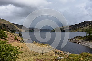 Dark Gray Clouds Over Haweswater Resevoir in England