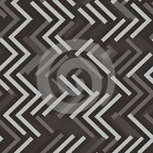 Dark gray and light gray wavy lines. Graphic. Dark background vector by Generative AI