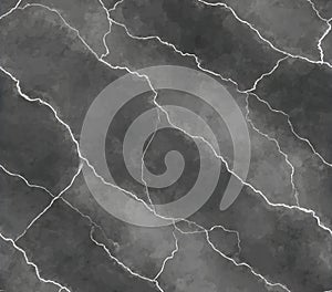 Dark Gray Marble Texture Seamless Background Pattern for Design Projects