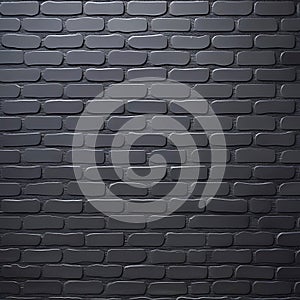Dark Gray Rounded Brick Wall Texture Background image photo