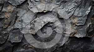 Dark Gray Stone Wall Texture Background