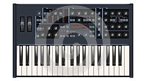 Dark Gray Synthesizer