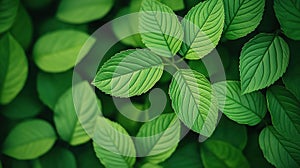 Dark Green Leaf Texture Background