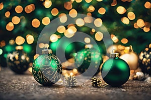 Dark green themed christmas wallpaper, xmas background