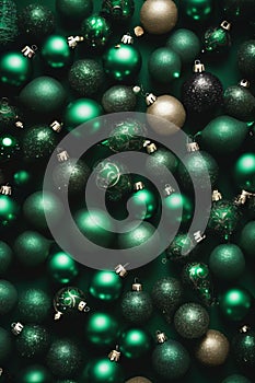 Dark green themed christmas wallpaper, xmas background