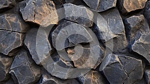 Dark Grey and Brown Stone Wall Texture