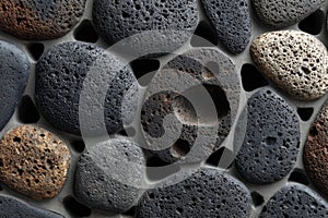 Dark Grey and Brown Stone Wall Texture