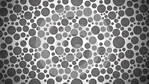 Dark Grey Circle Pattern Background Image