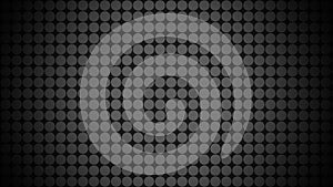 Dark Grey Circular Mesh Pattern Abstract Geometric Digital Texture Background