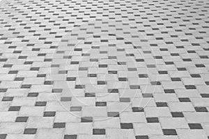 Dark grey floor tile stone texture surface street city background paving abstract pattern structure gray