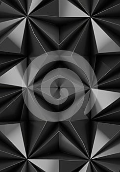 Dark Grey Geometric Pattern Background