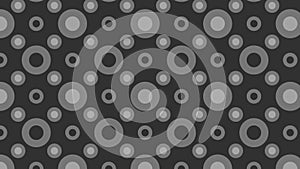 Dark Grey Seamless Geometric Circle Background Pattern Image