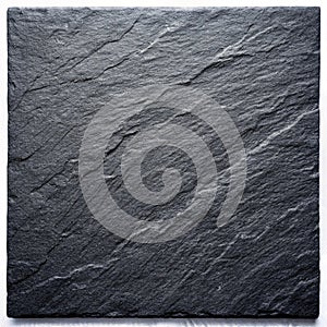 Dark grey slate stone texture photo