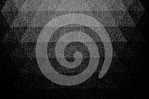 Dark Halftone Gradient Texture on Printed Paper