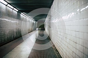 Dark hallway tunnel scary corridor