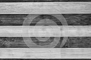 Dark and light brown vintage wooden old planks background. Black and white stripped texture