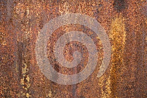 Dark light red rusty metal plate. Grunge texture. Rusty metal background. Rusty texture. Rust.