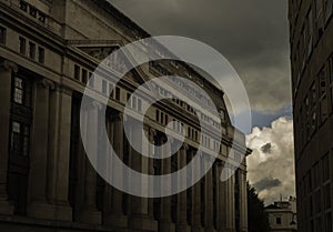 Dark and Light shot of London