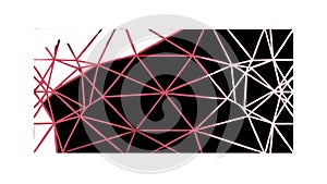 Dark Low Poly Abstract Background, Modern Geometric Texture, vector design Generative AI