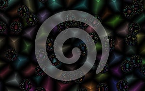 Dark Matter Particals Abstract Background