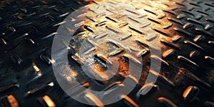 Dark Metal Texture Background Grunge Steel Industrial Surface Abstract Pattern