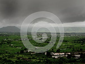 Dark Monsoon Landscape