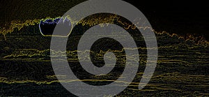 Dark moon psychedelic fantasy