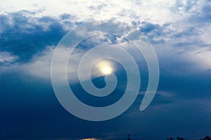 Dark morning sky morning dawn