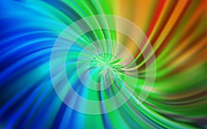 Dark Multicolor vector abstract blurred layout.