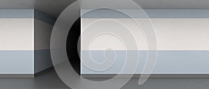 Dark Hallway intersection