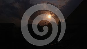 Before the dark night coming