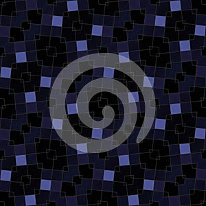 Dark oblique mosaic kaleidoscopic tile able background