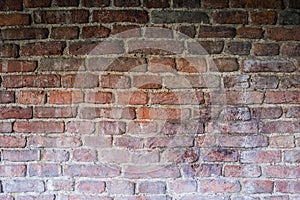 Dark old brick wall texture