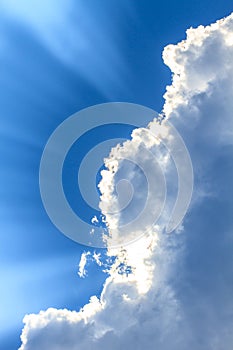 Dark ominous clouds. Dramatic sky