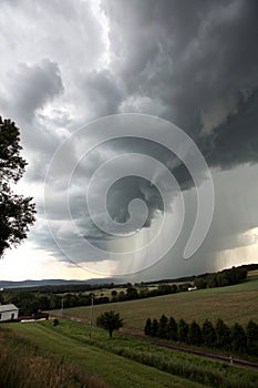 Dark, Ominous Rain Clouds Promise Rain photo