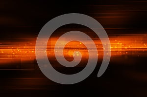 Dark orange technology background