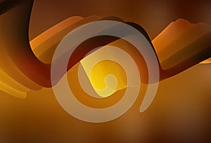 Dark Orange vector abstract layout.