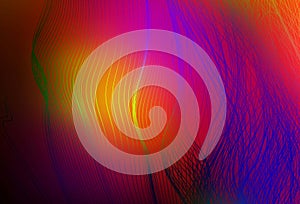 Dark Pink, Red vector blurred pattern