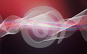 Dark Purple, Pink vector blurred bright pattern.