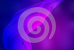 Dark Purple, Pink vector blurred bright pattern.