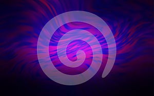 Dark Purple, Pink vector blurred bright pattern.