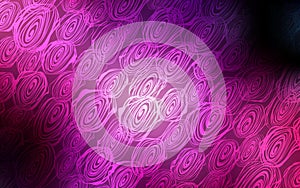 Dark Purple, Pink vector natural elegant pattern.