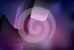 Dark Purple vector blurred bright pattern.
