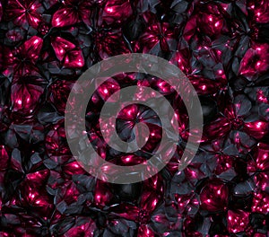 Dark Red and Black Abstract Texture Seamless Pattern for Design Projects