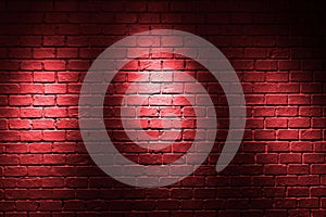 Dark red brick wall background