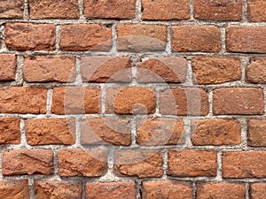 Dark red brick wall background