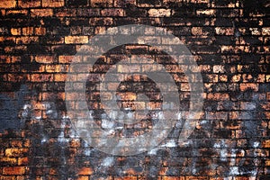 Dark Red Brick wall background